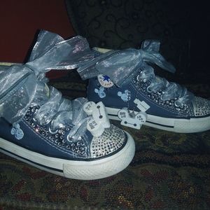 Toddler Disney’s BayMax Embellished Bling Converse